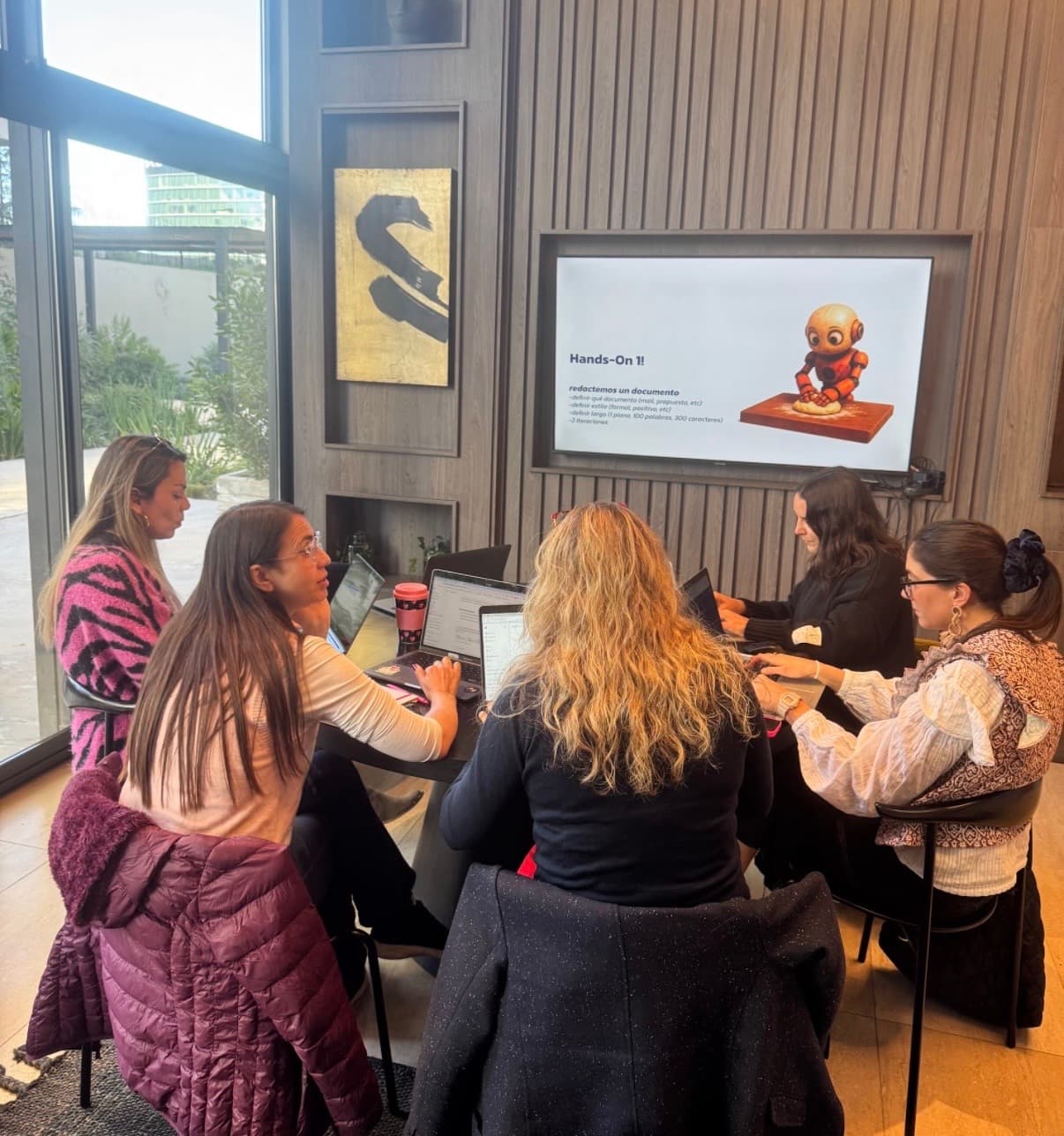 Participantes en clase de IA